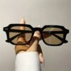 Damen quadratische Sonnenbrille mit stilvoller Rahmenstruktur und UV-Schutz