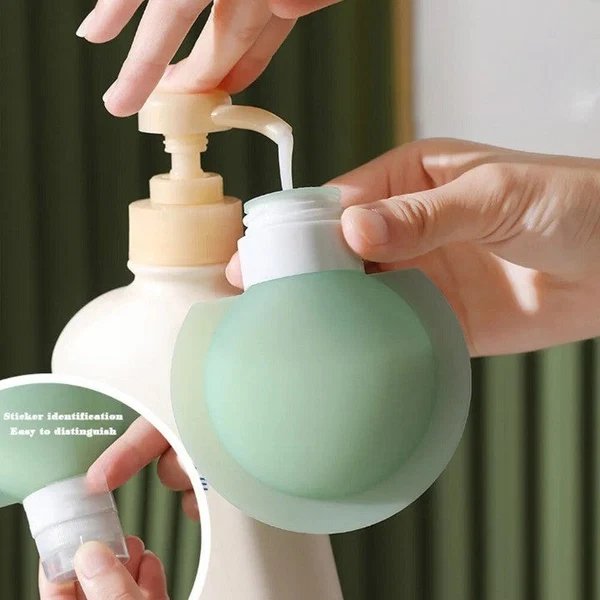 Auslaufsichere Silikonquetschflasche Reiseflüssigkeitsdispenser