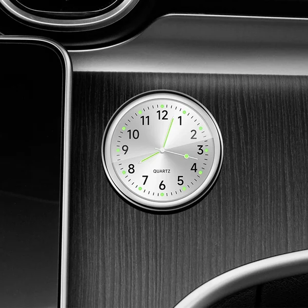 Leuchtende Mini-Autouhr Aufklebbare Digitale Uhr für Auto Ornamente