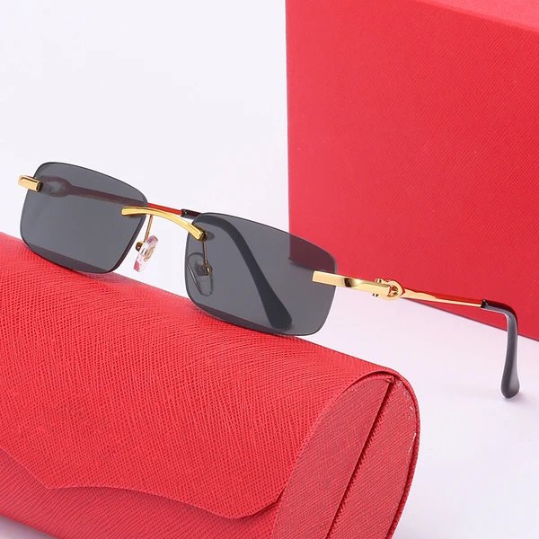 Damen elegante Halbrahmenbrille mit komfortablen Nasenpads