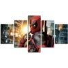 Set mit 5 Deadpool-Film-Leinwänden