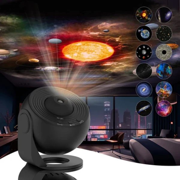 Planetarium-Galaxy-Projector - 360° Rotation for complete room illumination