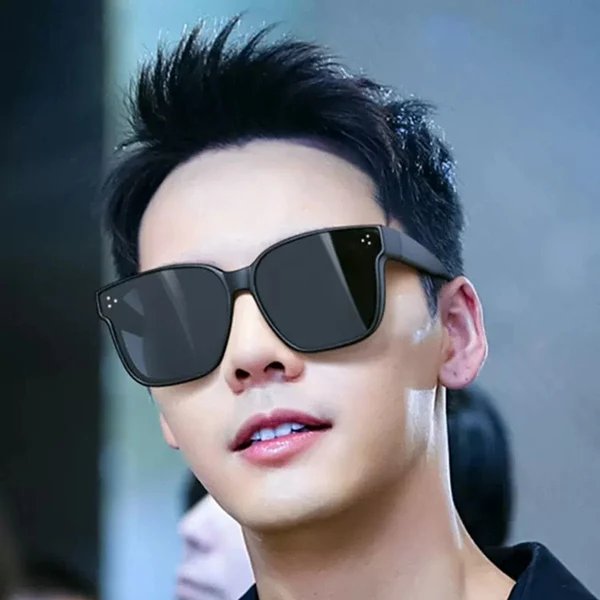 Damen modische quadratische Sonnenbrille mit UV-Schutz und komfortablen Bügeln