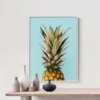Letters Ananas-Leinwand Wandkunst Malerei