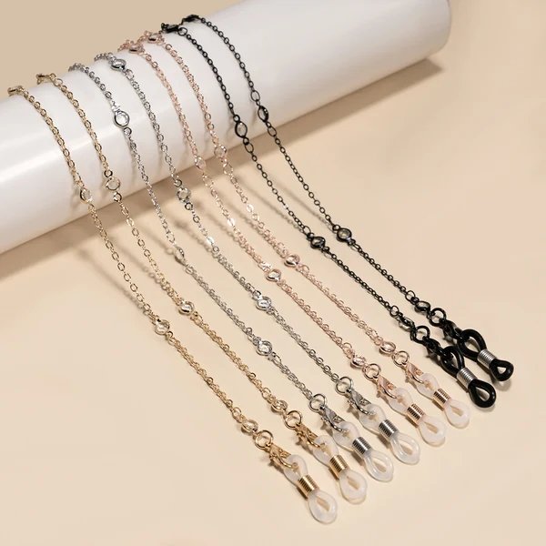 Elegante Strass-Brillen-Kette