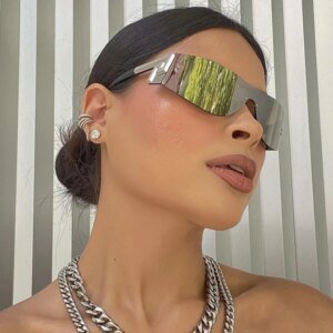 Damen futuristische Schutzbrille