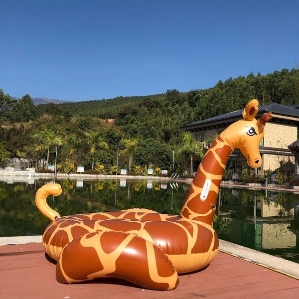 Unisex Aufblasbarer Giraffen-Schwimmtier Hover Image