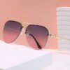 Damen elegante Piloten-Sonnenbrille mit hohem UV-Schutz und stilvollem Rahmen