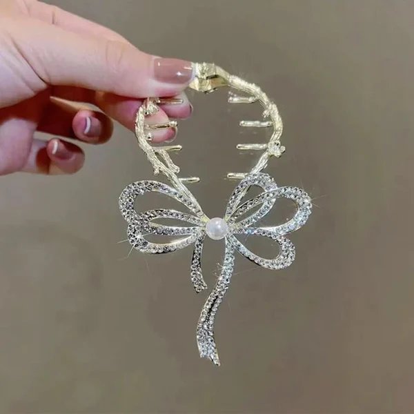 Bow Light Luxury Premium Feeling Haarclip
