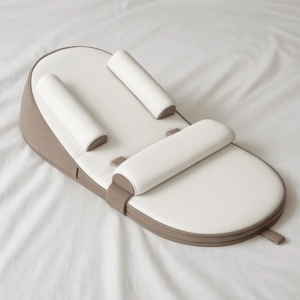 CozyCradle Kissen – Seitenschläferstütze mit Anti-Reflux-Neigung für Neugeborene
