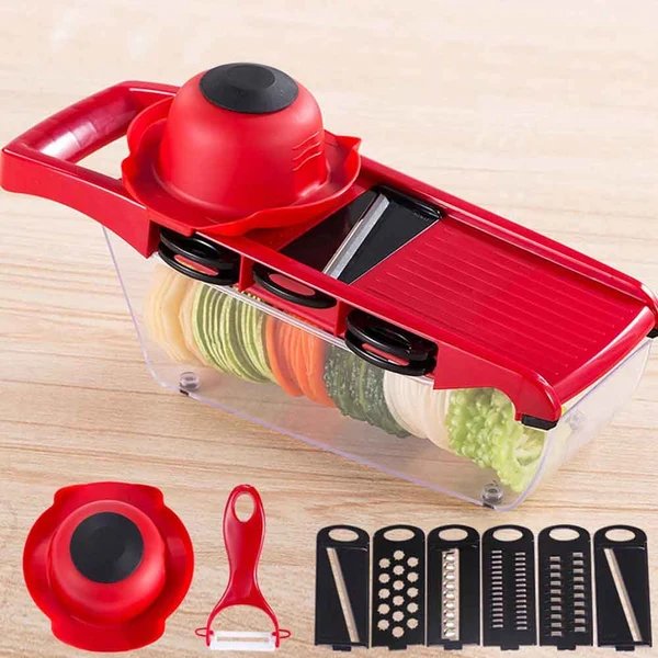 6 In 1 Mandoline Schneider Gemüseschneider