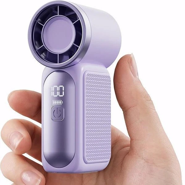 Damen tragbarer Mini Ventilator mit digitaler Anzeige