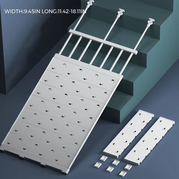Erweiterbares Kleiderschrank-Spannregal Speicherregal