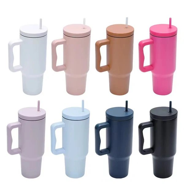 Damen Hochwertiger Isolier-Trinkbecher mit praktischer Handgriff