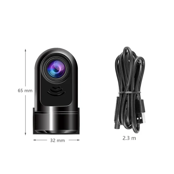 1080P HD Mini ADAS Dashcam mit 360° Drehfunktion