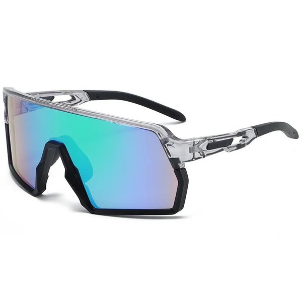 Damen Sportliche Rennbrille mit innovativem Rahmen und hochreflektierenden Gläsern