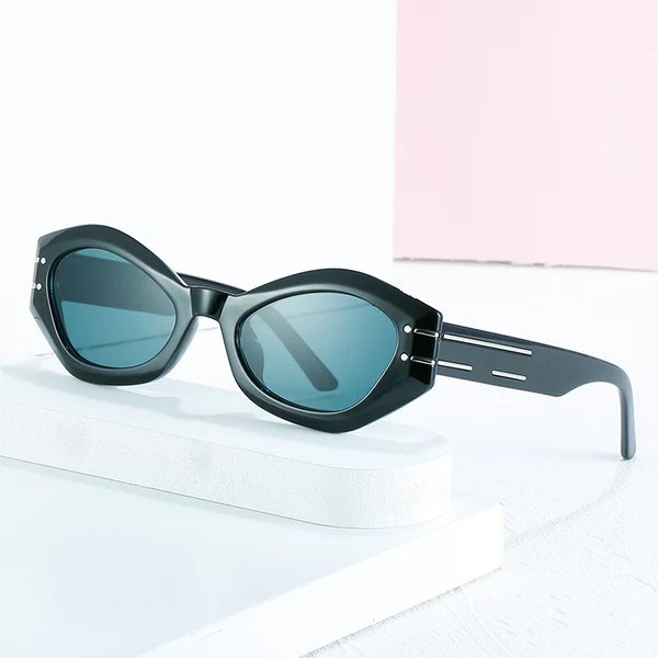 Damen stilvolle Designer-Sonnenbrille mit einzigartiger Rahmenkonstruktion