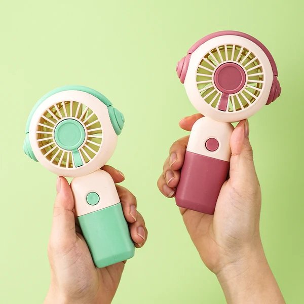 Damen Tragbarer USB Ventilator mit variabler Geschwindigkeitssteuerung