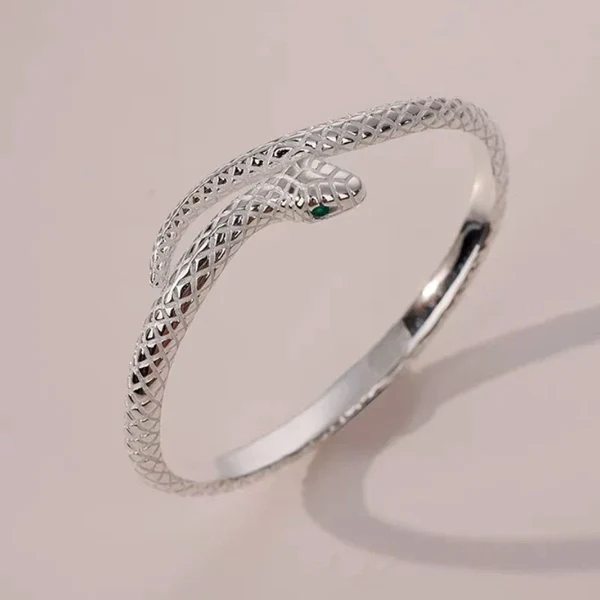 Schlange Verstellbares Offenes Damenarmband