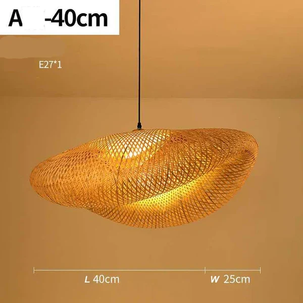 Handgefertigte Rattan-Pendelleuchte | Natürliches Licht für Wohn- und Esszimmer | Gemütlicher Boho-Stil