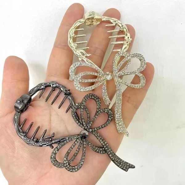 Bow Light Luxury Premium Feeling Haarclip Hover Image