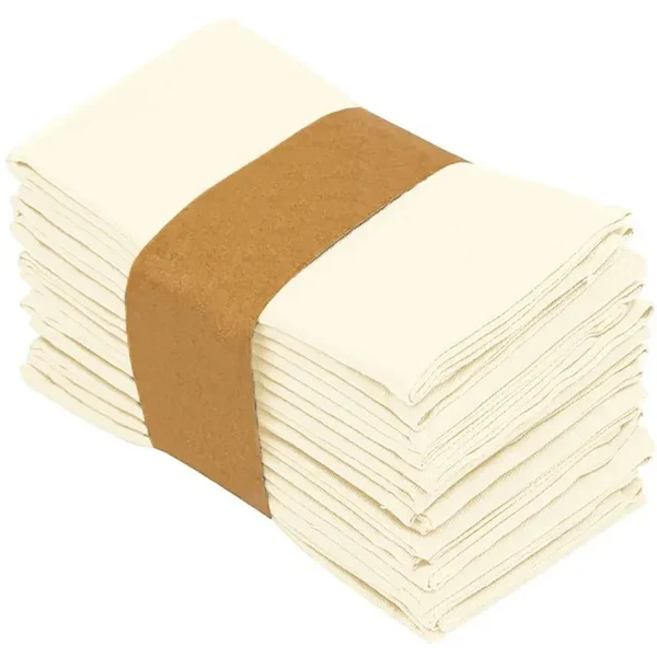Einfache Farbige Polyester Tischservietten Verdickte Wiederverwendbare Platzsets
