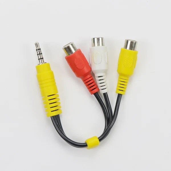 Hochwertiger RCA Audio- und Video Kabeladapter