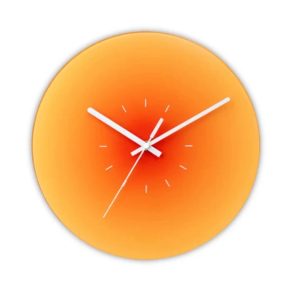 Design Glas Wanduhr