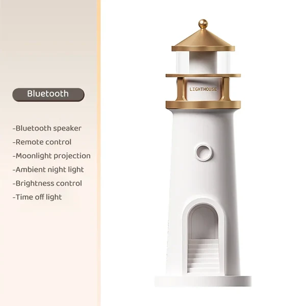 Lighthouse Ambientlichter Bluetooth-Musik Dimmbar Projektion