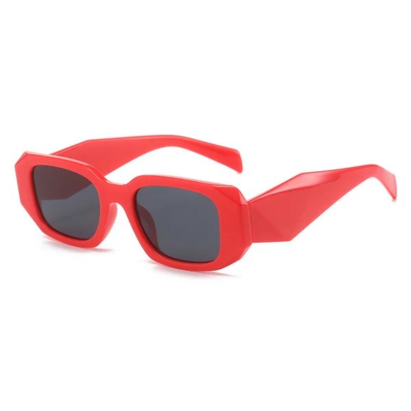 Damen Modische Sonnenbrille mit einzigartigem geometrischem Rahmen