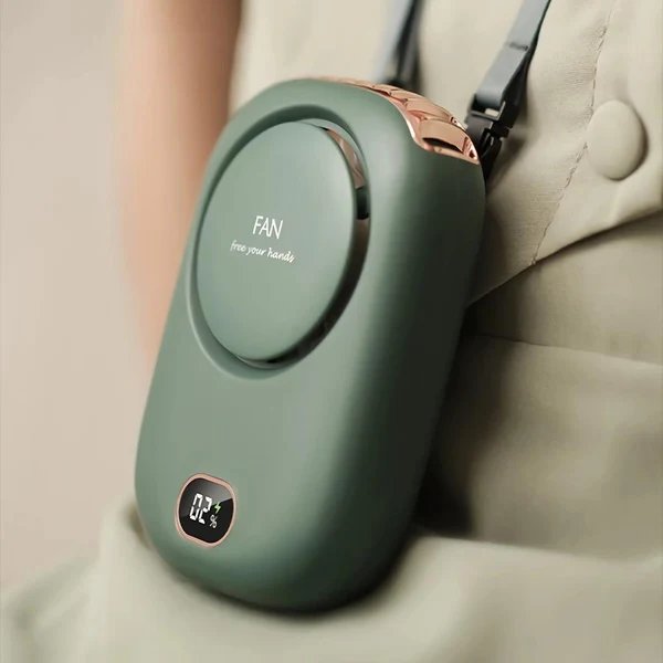 Tragbarer USB-wiederaufladbarer hängender Nacken-Mini-Ventilator