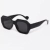 Damen Sonnenbrille im einzigartigen, achteckigen Design mit polarisierten Gläsern