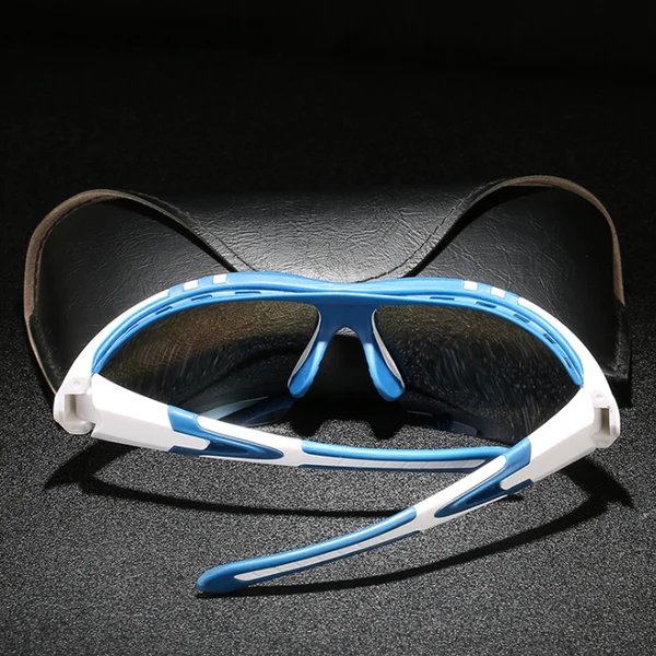 Unisex-Sportsonnenbrille mit polarisiertem UV400-Schutz Hover Image
