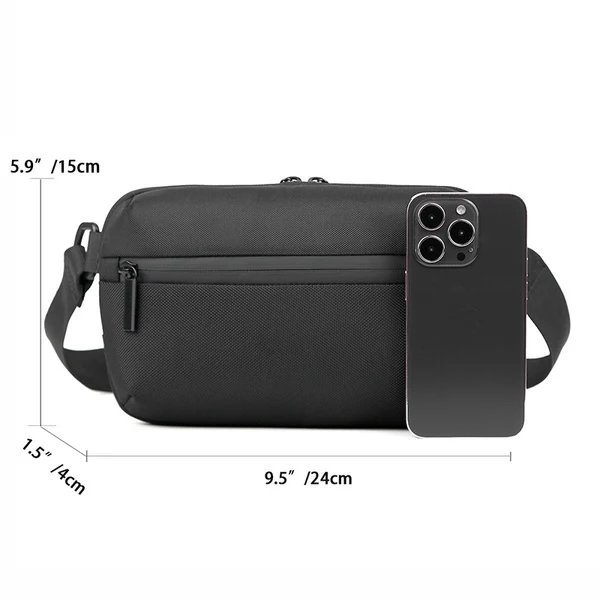 Kompakte elegante Messenger Sling Tasche