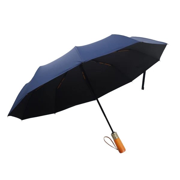 Damen Automatischer Regenschirm mit ergonomischem Griff und stabiler Bauweise