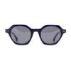 Damen Sonnenbrille im stilvollen, sechseckigen Design mit robustem Rahmen und UV-Schutz