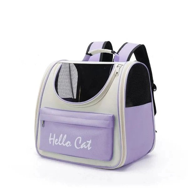 Katentrage Taschen Winddicht Outdoor Reise Rucksack für Katzen Kleine Hunde Transport Tragetasche Katzenrucksäcke mit Kissen