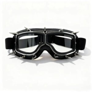 Damen extravagante Sportsonnenbrille mit spitzen Design-Details
