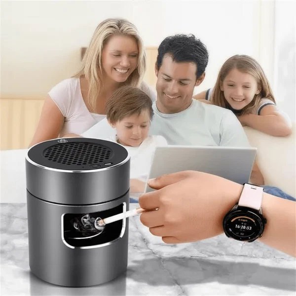 CLARASH – Intelligenter USB-Aschenbecher mit fortschrittlichem Luftfilter Hover Image