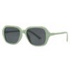 Damen stylische Sonnenbrille im trendigen Geometrie-Design