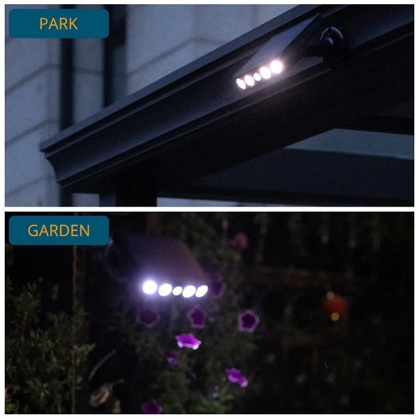 LED Solar Bewegungsmelder Außenleuchte Hover Image
