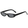 Damen schicke Sonnenbrille mit modernem Design und schmalem Rahmen