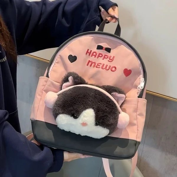 Rucksack mit Süßem Kuscheltier und Bezauberndem Design