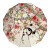 Damen kreativer Sonnenschutzschirm mit kunstvollem Blumenmuster