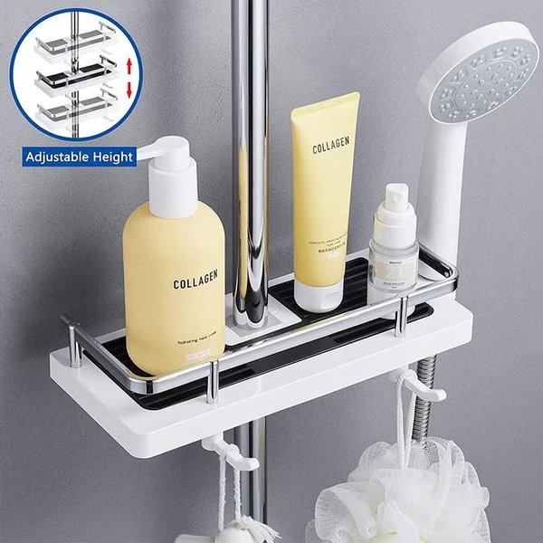 Badezimmer Pol Dusch Aufbewahrungsregal Halter Hover Image