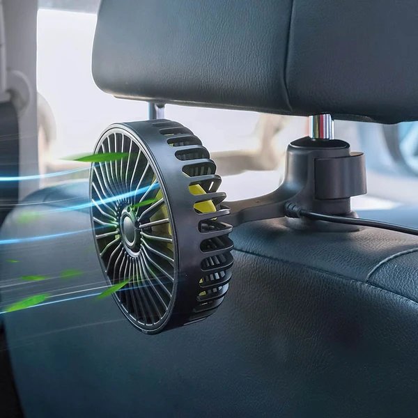 Tragbarer Auto-Lüfter Kühler mit USB und 3 Windstärken