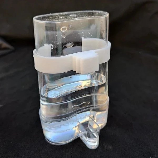 Vogel-Wasserspender Vogelfutterspender Automatischer Sittich-Wassertränker Futterspender für Papageienkäfig-Zubehör
