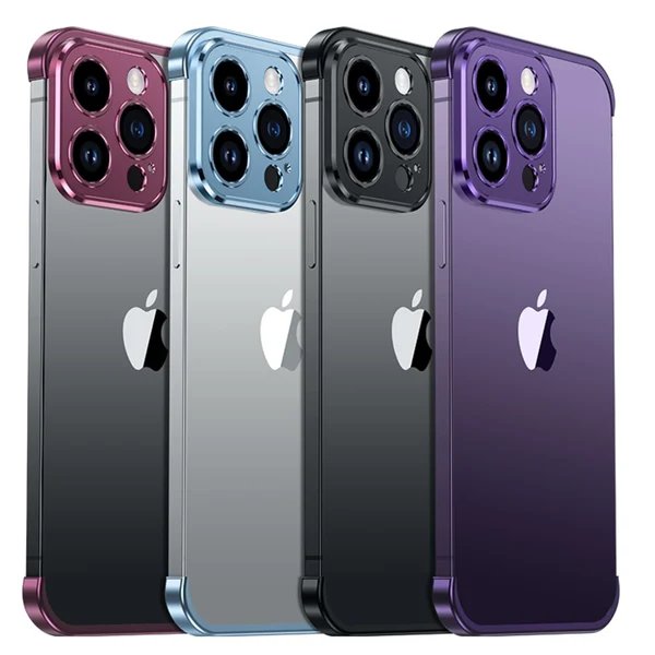 Ultradünne Metallhülle für iPhone – Unsichtbarer Schutz, Schmale und Robuste Handyhülle