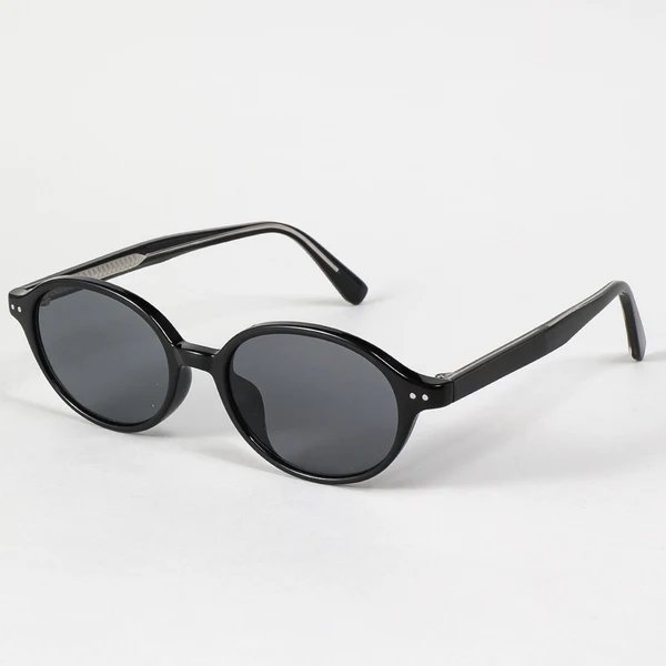 Damen modische Sonnenbrille im Retro-Stil mit braunen Gläsern