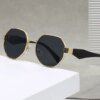 Damen modische Sonnenbrille mit hochwertigem rechteckigem Rahmen und UV-Schutz